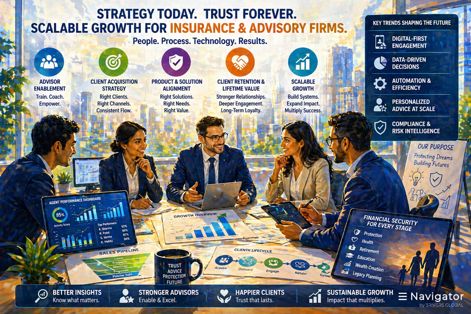 Insurance and Financial Advisory Firms Scale Trust With Strategy